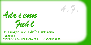 adrienn fuhl business card